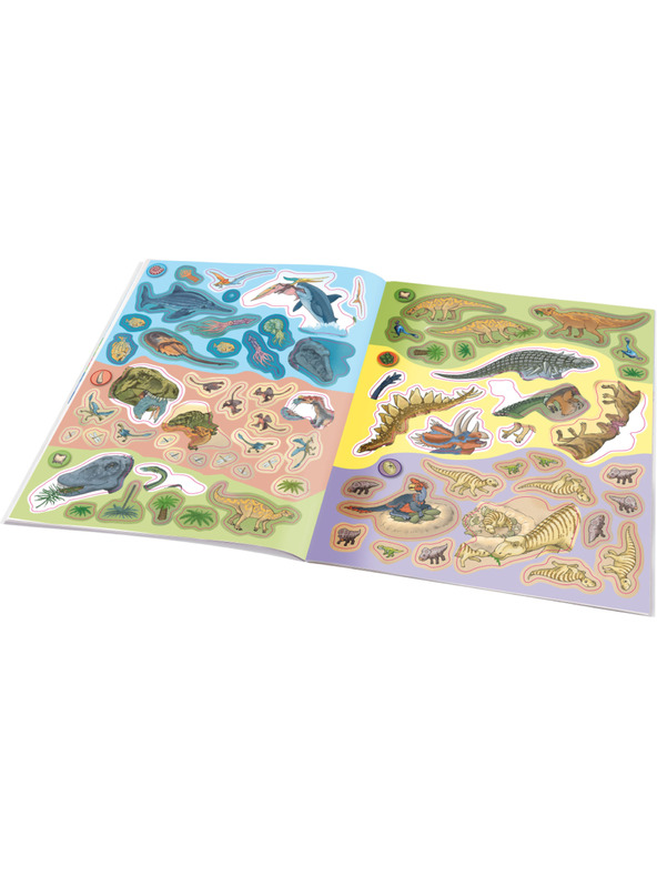 ELLA & MAX Моята първа книжка със стикери - ДИНОЗАВРИ