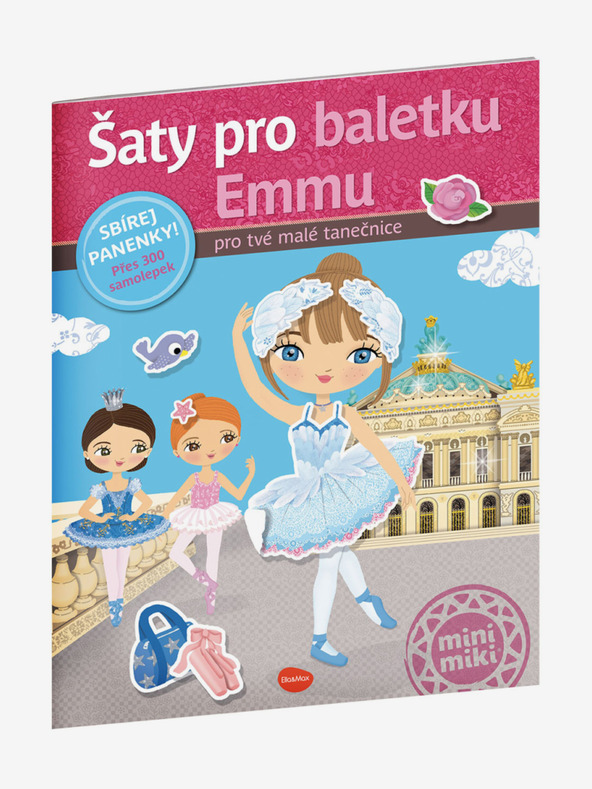 ELLA & MAX Облечи балерината ЕММА - книжка със стикери