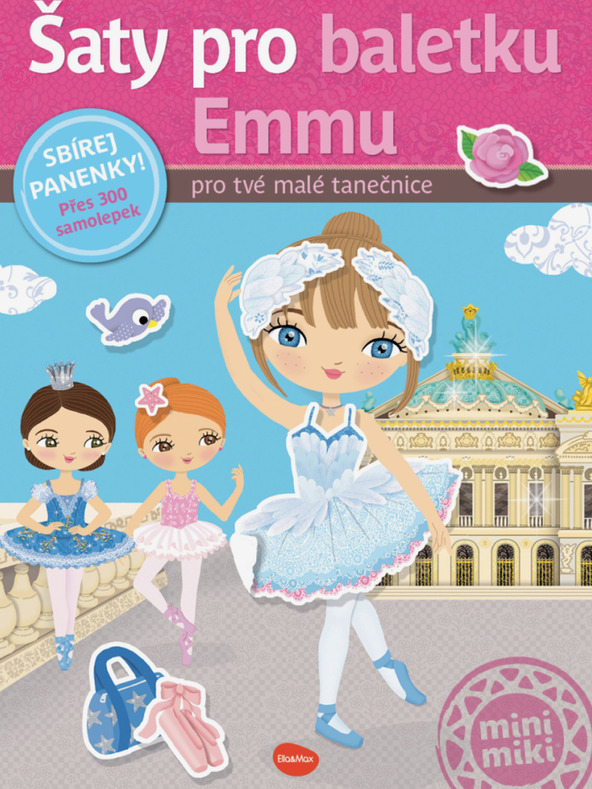 ELLA & MAX Облечи балерината ЕММА - книжка със стикери