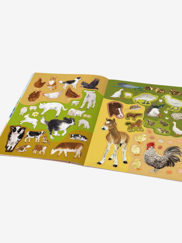 ELLA & MAX КОНЕТА, СЛЕПИ и други селскостопански животни - книжка със стикери