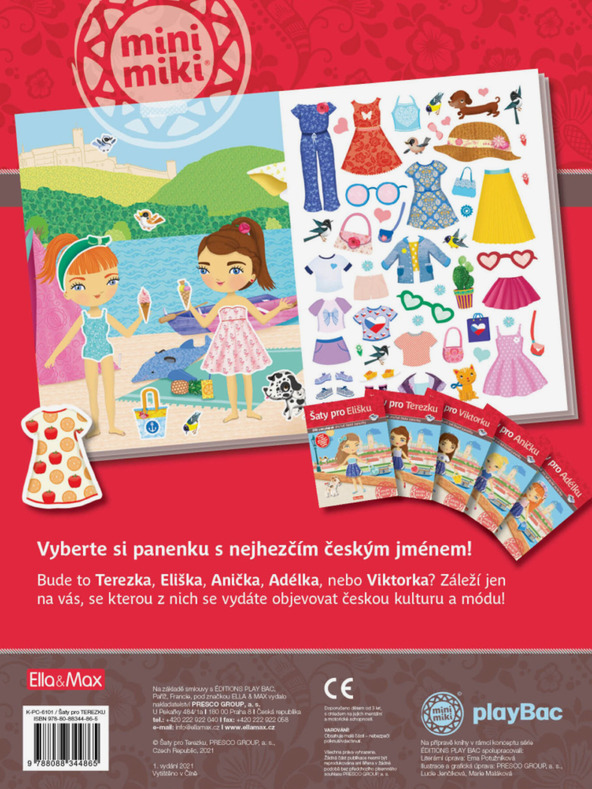 ELLA & MAX Рокли за ТЕРЕЗКА ─ Книга с лепенки