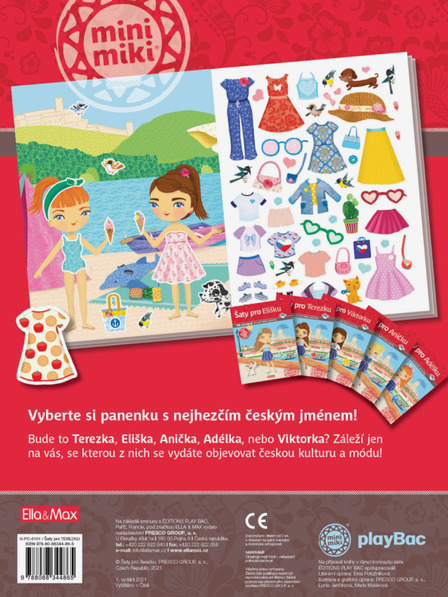 ELLA & MAX Рокли за ТЕРЕЗКА ─ Книга с лепенки