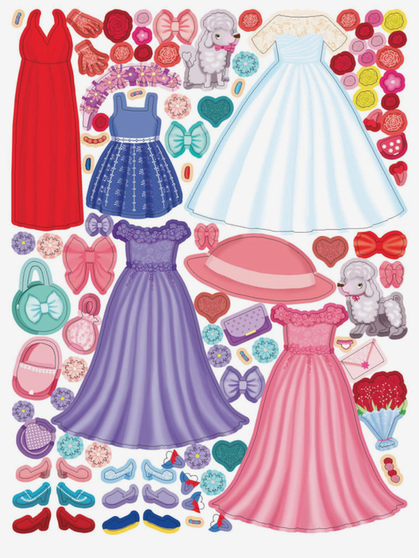 ELLA & MAX Рокли за ТЕРЕЗКА ─ Книга с лепенки