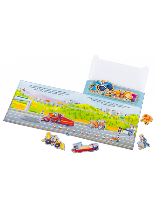 ELLA & MAX БАГЕРИ - Книга с магнитни лепенки