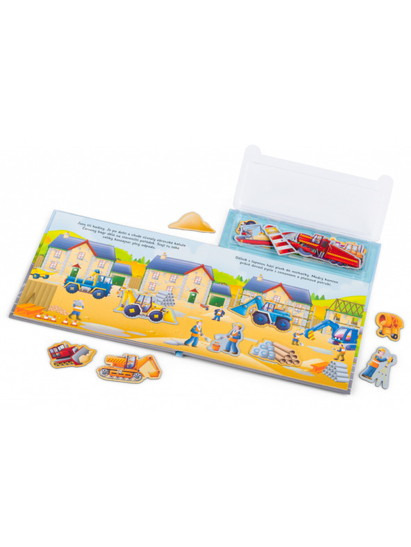 ELLA & MAX БАГЕРИ - Книга с магнитни лепенки