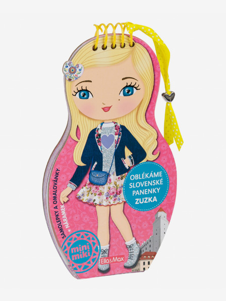 ELLA & MAX Обличане на словашки кукли ZUZKA - книжка за оцветяване
