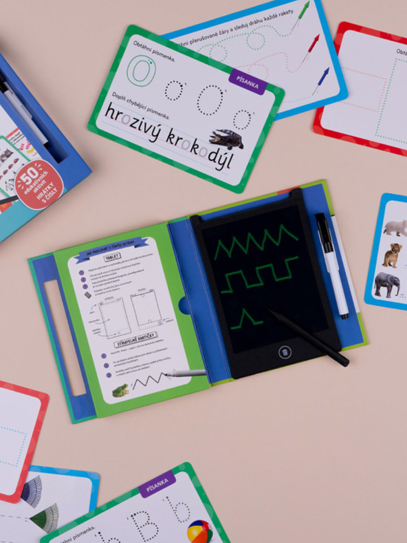 ELLA & MAX Вълшебен таблет и скреч карти - Първа писменост