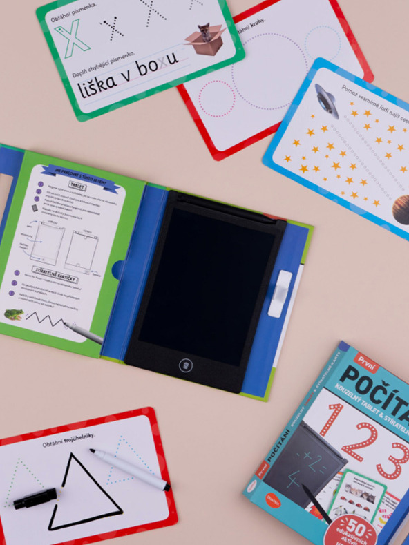 ELLA & MAX Вълшебен таблет и скреч карти - Първа писменост