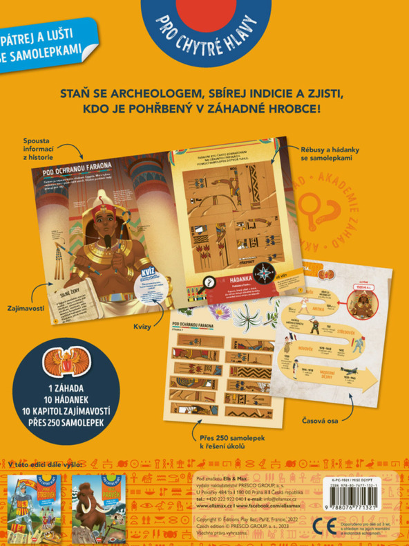 ELLA & MAX MISE EGYPT - Търсене и спасяване със стикери