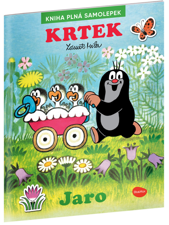 ELLA & MAX КЪРТ и ПРОЛЕТТА - Книга със стикери