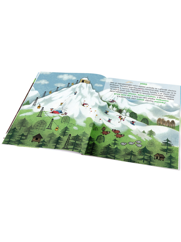 ELLA & MAX КЪРТ и ПРОЛЕТТА - Книга със стикери