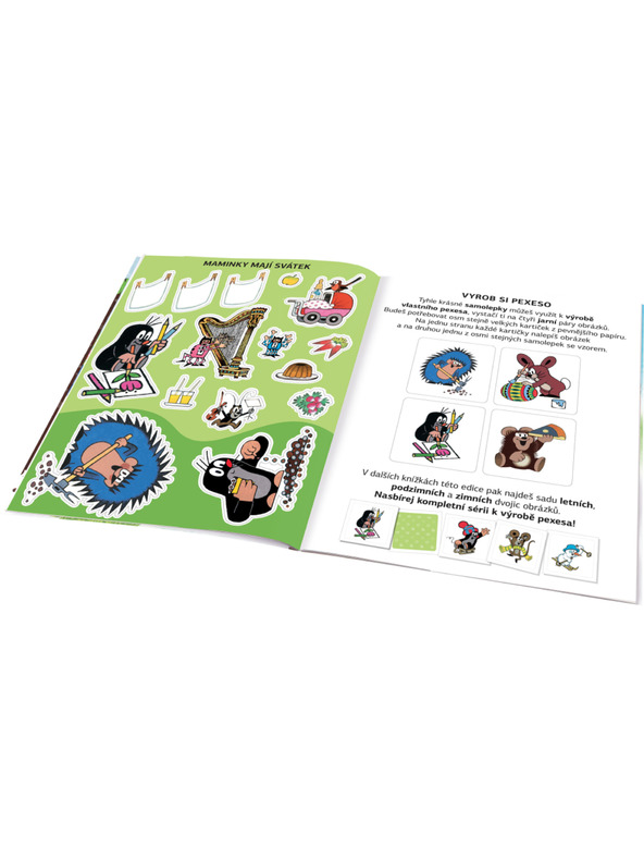 ELLA & MAX КЪРТ и ПРОЛЕТТА - Книга със стикери