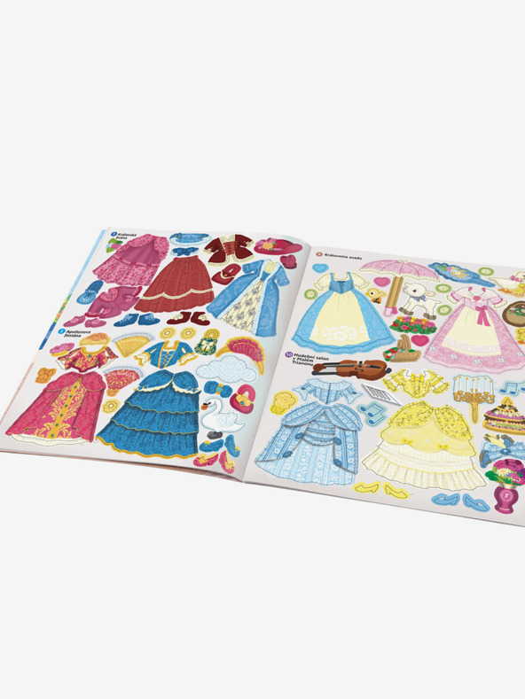 ELLA & MAX Рокля за принцеса ЕММА - Книга със стикери