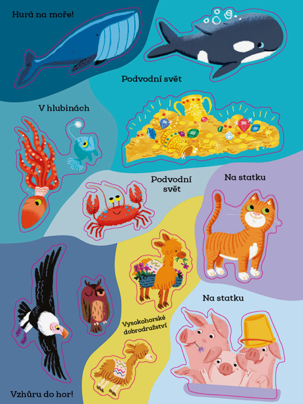 ELLA & MAX МЕДУЛА ШИКУЛА: ПОЗНАВАМЕ ЖИВОТНИТЕ - книжка със стикери