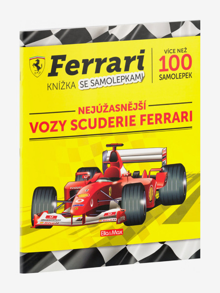 ELLA & MAX FERRARI, Scuderie Cars - Книга със стикери