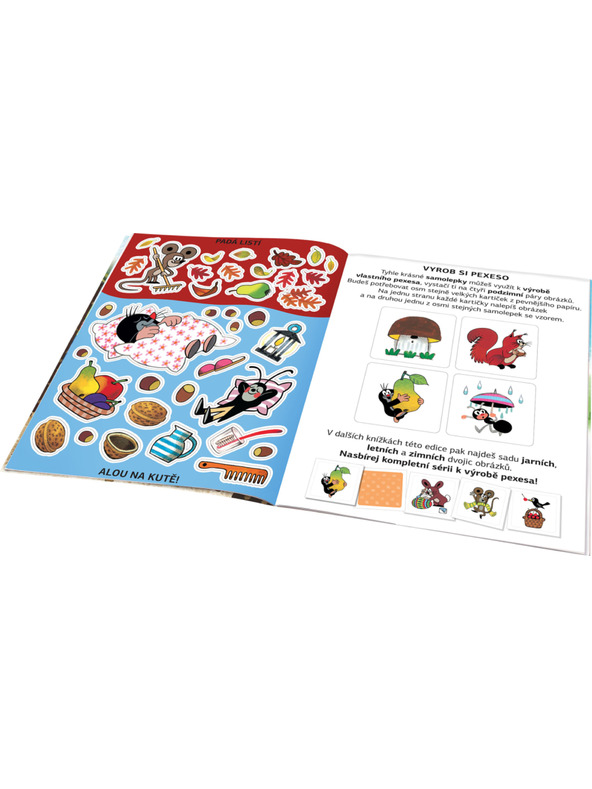 ELLA & MAX КЪРТ и ЕСЕНТА - Книга със стикери