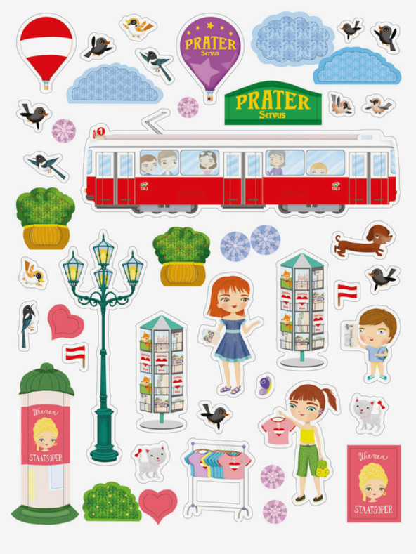 ELLA & MAX ДЖУЛИЯ и ВИЕНА - Град, пълен със стикери