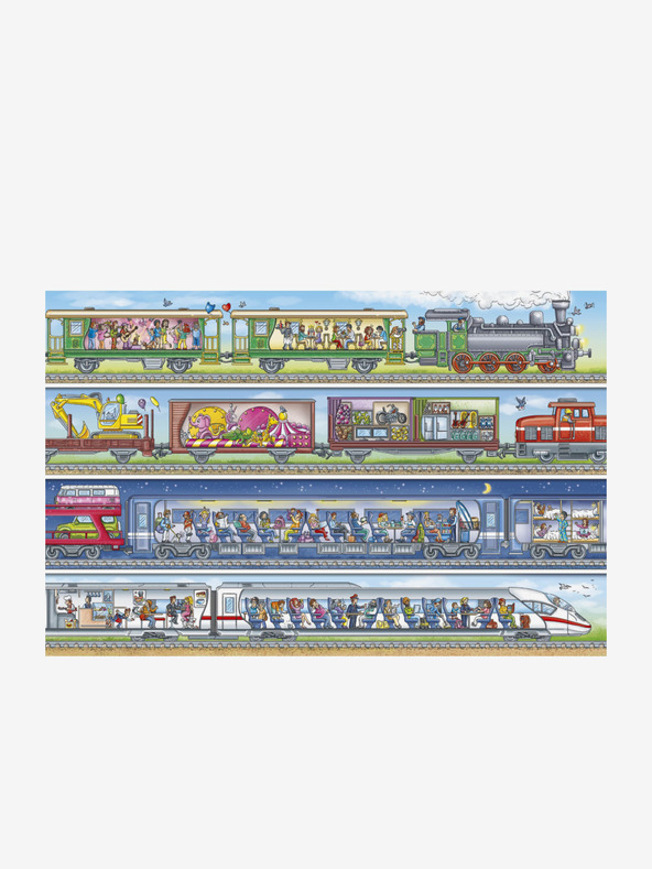 ELLA & MAX Голяма книга за влакчетата за малките разказвачи