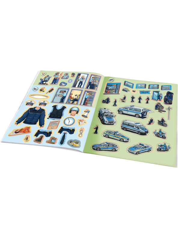 ELLA & MAX Моята първа книжка със стикери - ПОЛИЦИЯ