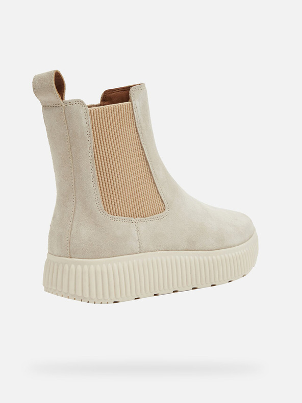 Geox Бежови дамски ankle обувки Geox Graisy