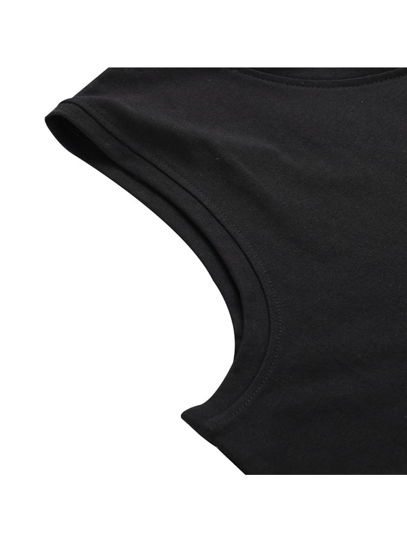 ALPINE PRO Мъжки бързосъхнещ потник ALPINE PRO QARET черен