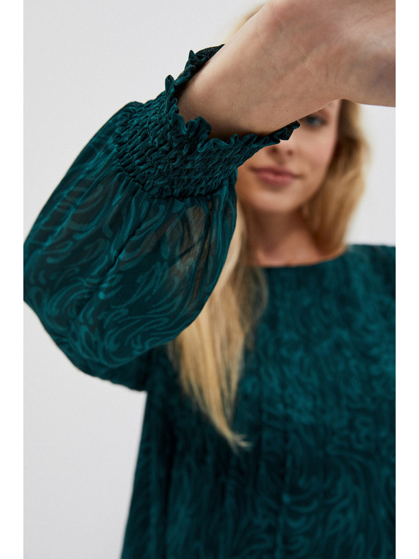 Moodo Зелена дамска рокля Moodo