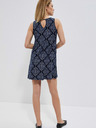 Moodo Тъмно синя дамска шарена рокля Moodo