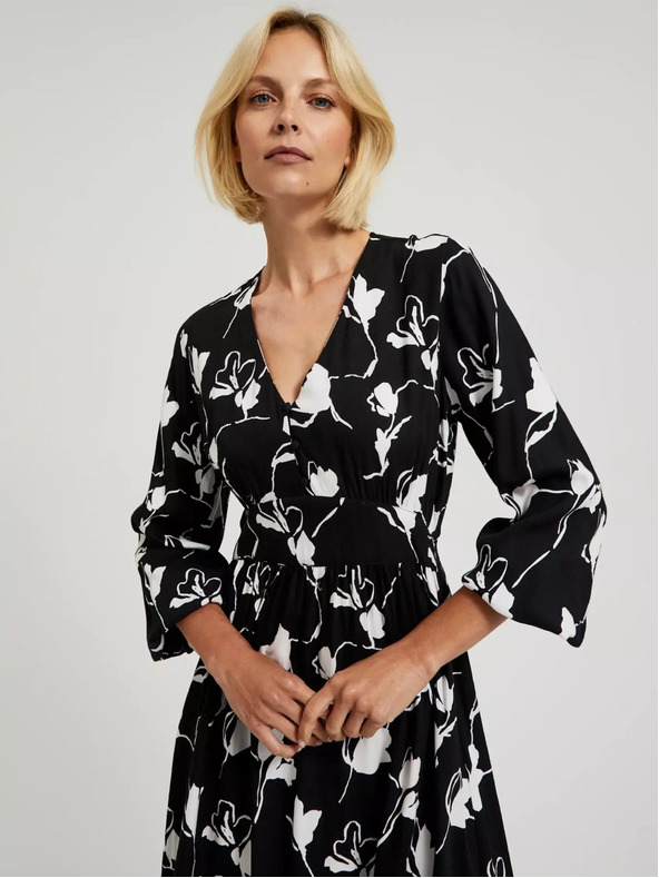 Moodo Дамска рокля с цветя Moodo