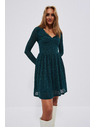 Moodo Зелена дантелена рокля за жени Moodo