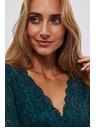 Moodo Зелена дантелена рокля за жени Moodo