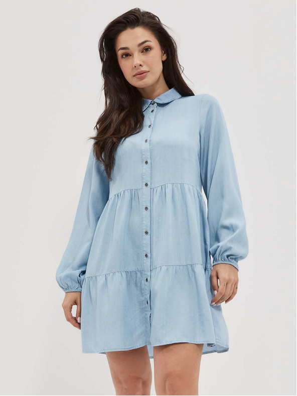 Moodo Светлосиня дамска риза Moodo