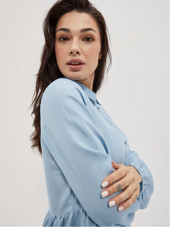 Moodo Светлосиня дамска риза Moodo