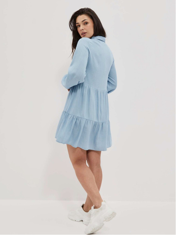 Moodo Светлосиня дамска риза Moodo