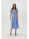 Moodo Дамска синя рокля Moodo