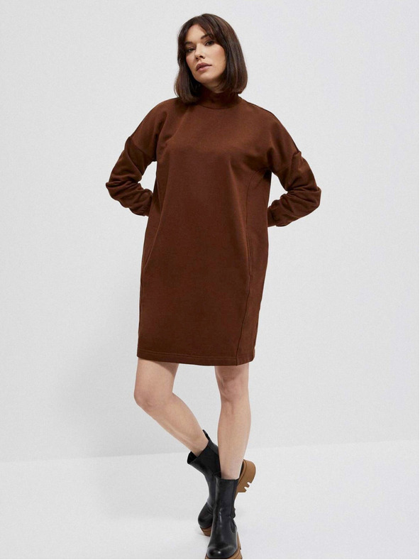 Moodo Кафява дамска рокля Moodo