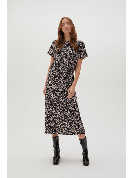 Moodo Дамска черна рокля Moodo