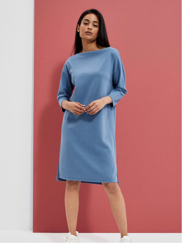 Moodo Синя дамска рокля Moodo