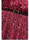 Moodo Розова дамска рокля на цветя Moodo