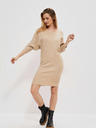 Moodo Бежова дамска рокля Moodo