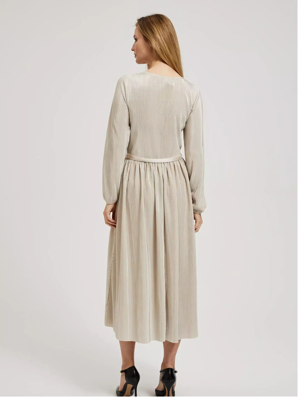 Moodo Бежова дамска рокля MOODO