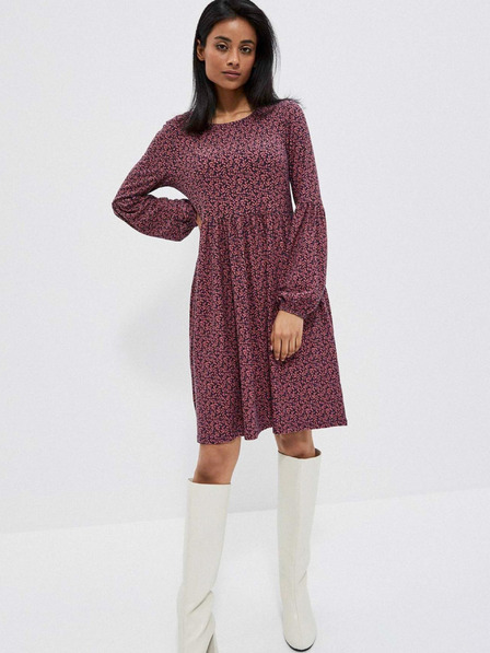 Moodo Розова дамска рокля на цветя Moodo