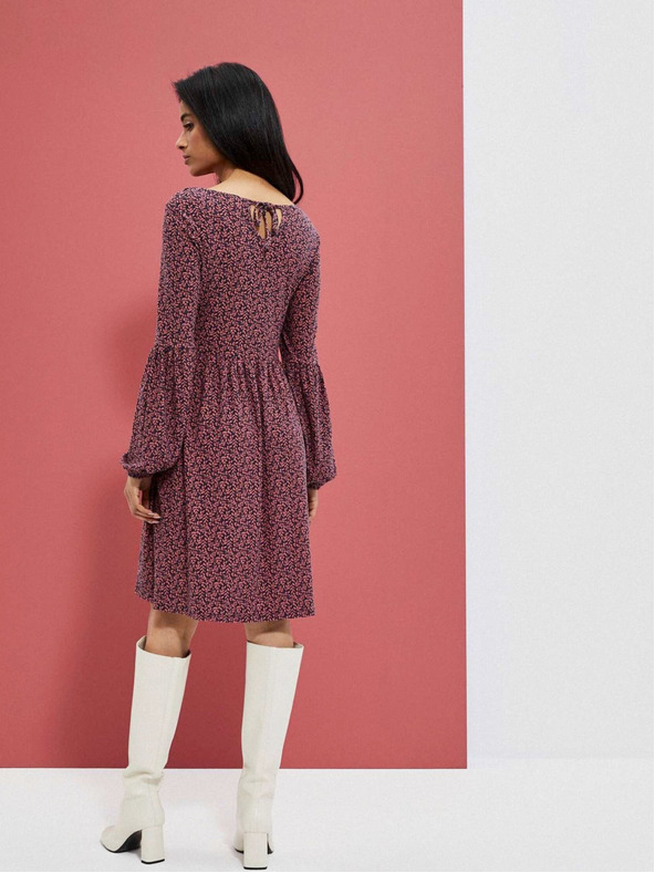 Moodo Розова дамска рокля на цветя Moodo