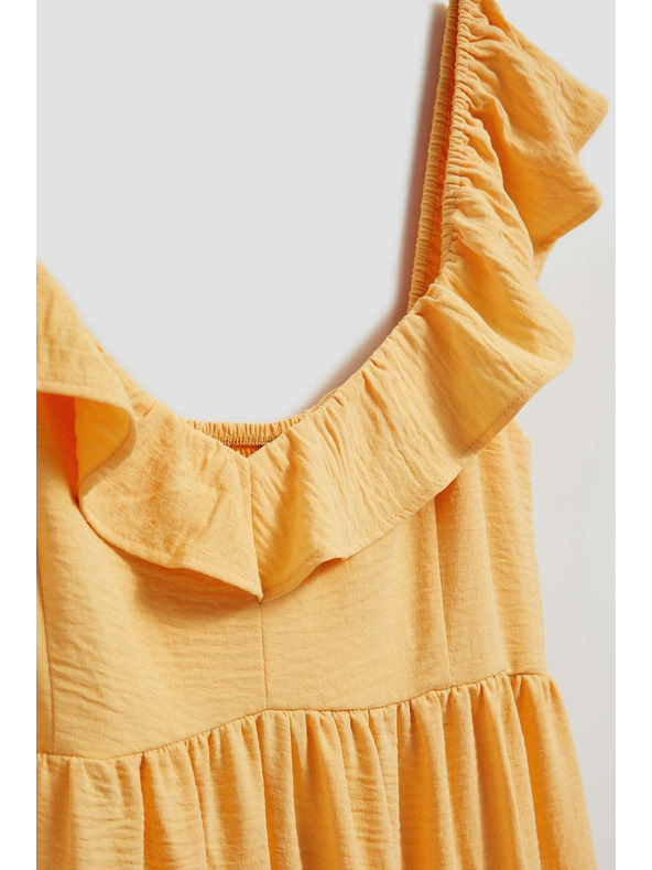 Moodo Жълта дамска рокля Moodo