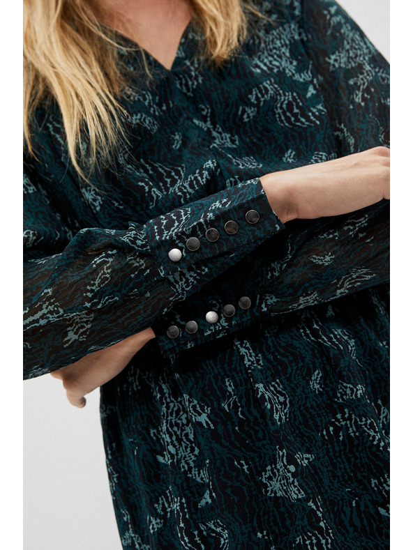 Moodo Зелена дамска рокля Moodo