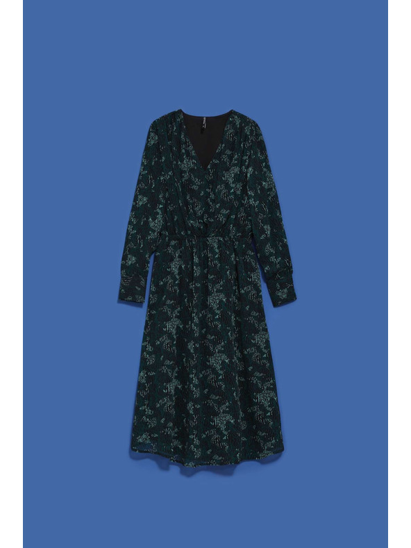 Moodo Зелена дамска рокля Moodo