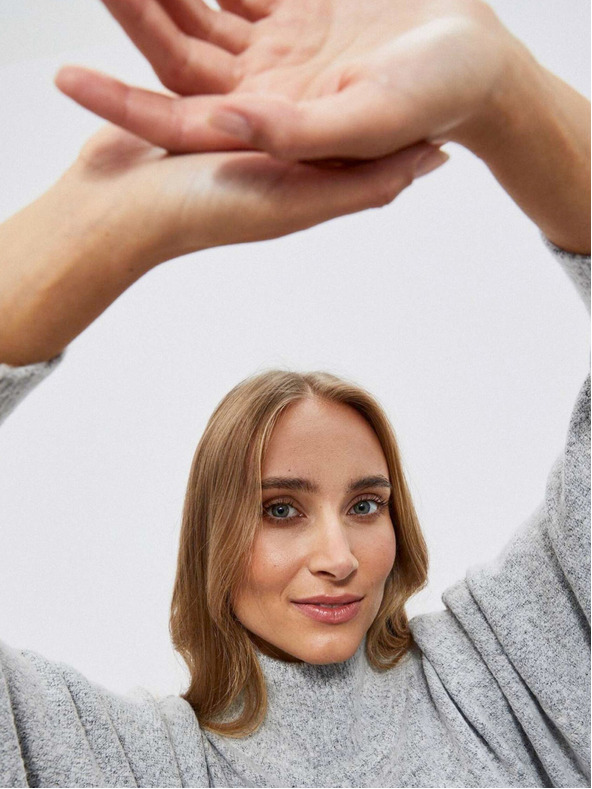 Moodo Светлосива дамска рокля Moodo