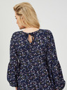 Moodo Тъмно синя дамска рокля на цветя Moodo