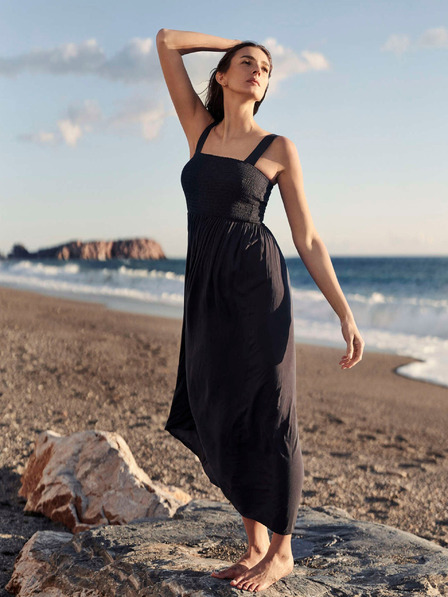 Moodo Тъмносиня дамска рокля Moodo