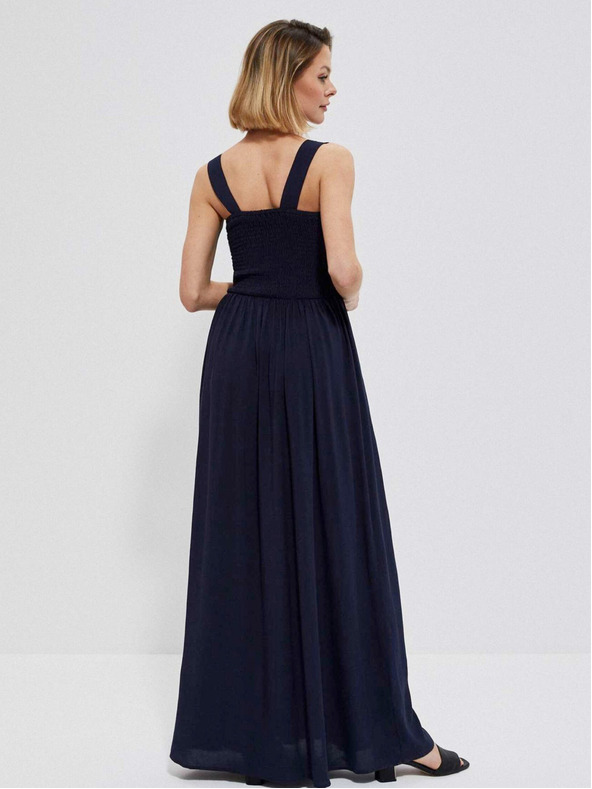 Moodo Тъмносиня дамска рокля Moodo