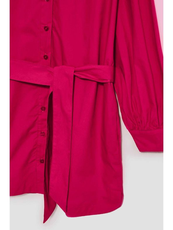 Moodo Розова дамска рокля с риза Moodo